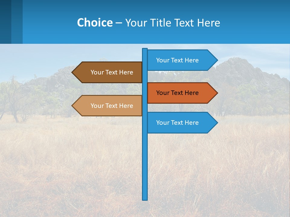 Ranch Outback Sky PowerPoint Template