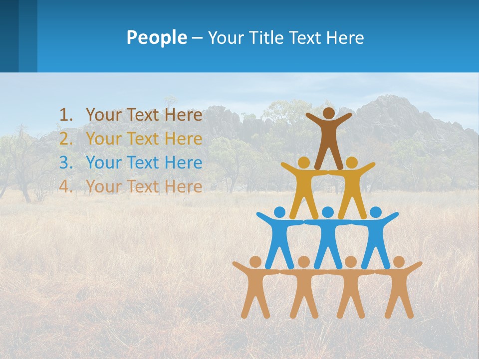 Ranch Outback Sky PowerPoint Template