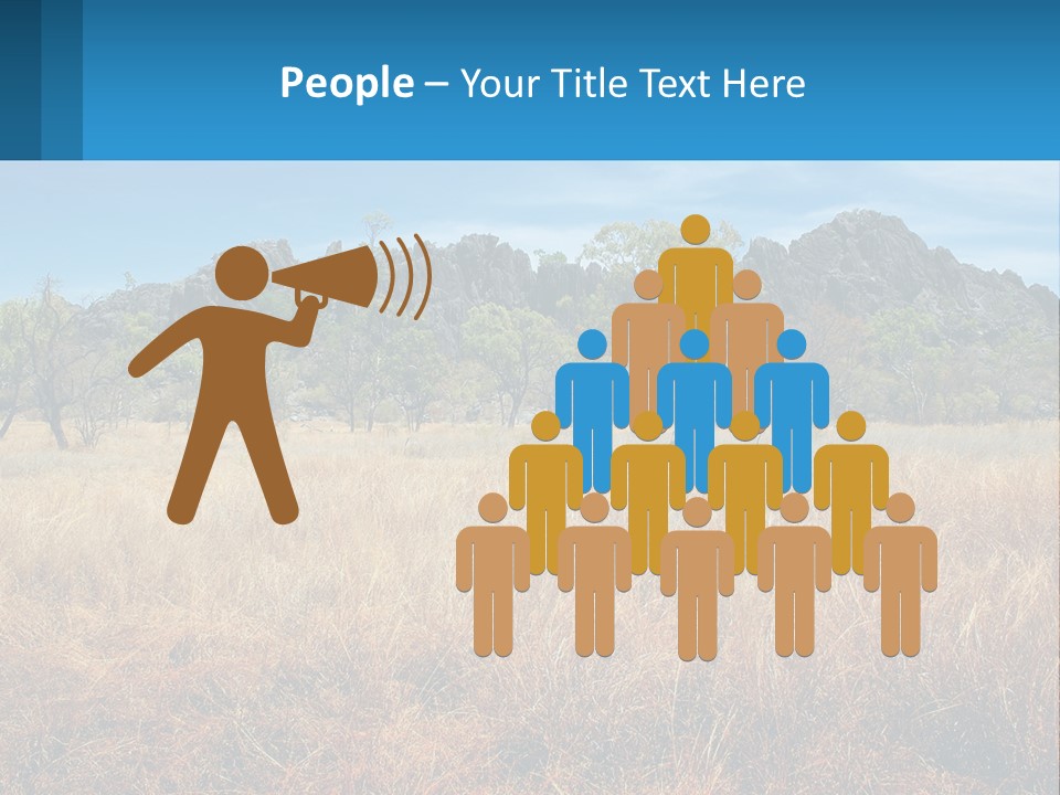 Ranch Outback Sky PowerPoint Template