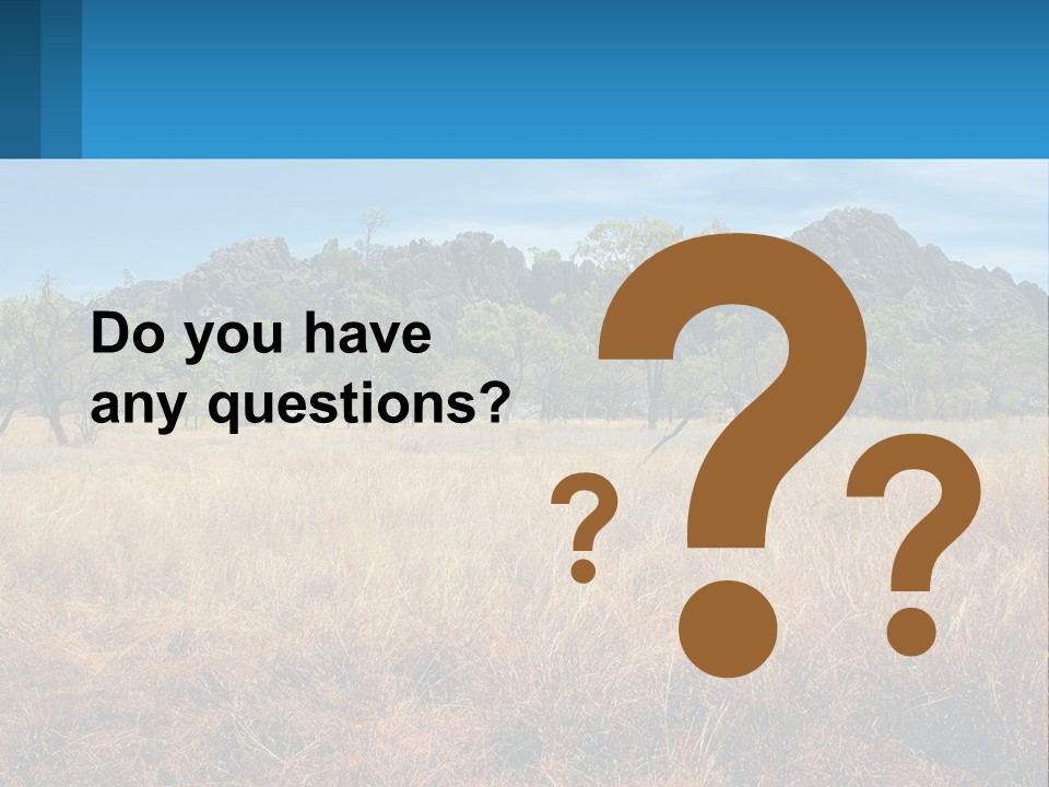 Ranch Outback Sky PowerPoint Template