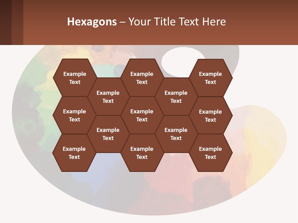 Empty Palette Background PowerPoint Template