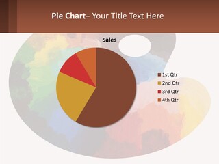 Empty Palette Background PowerPoint Template