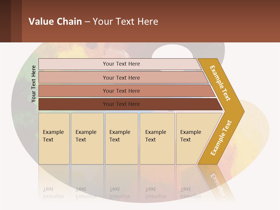 Empty Palette Background PowerPoint Template