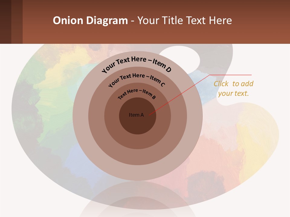 Empty Palette Background PowerPoint Template