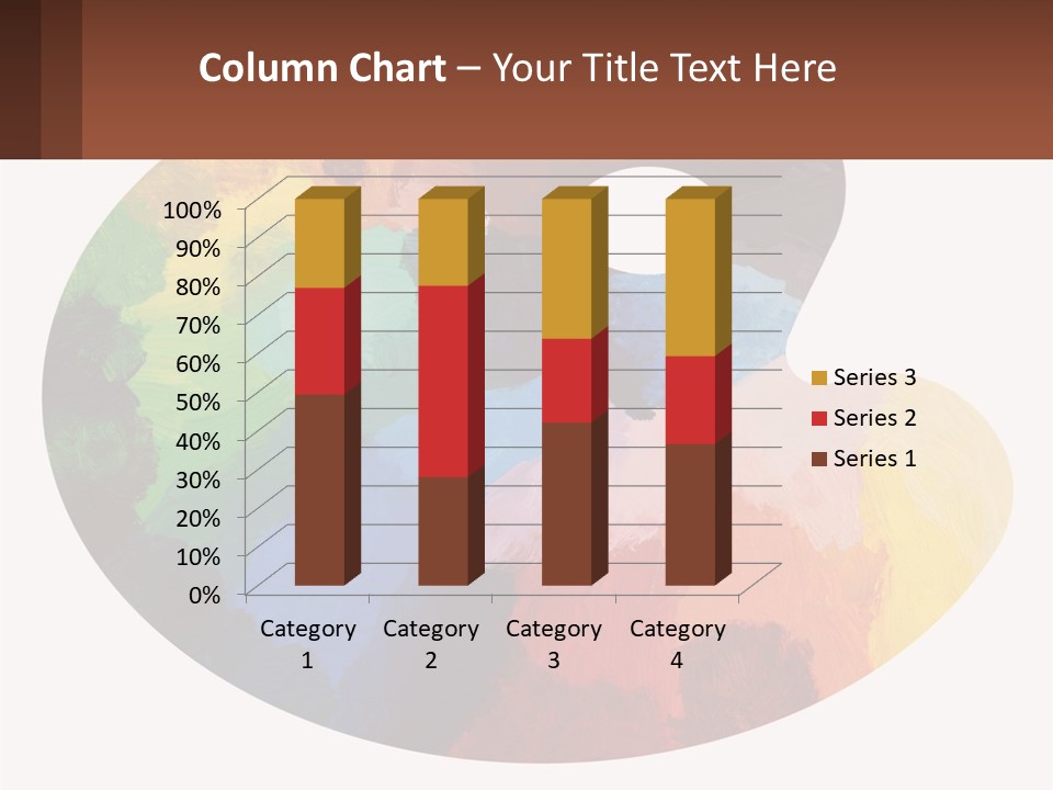 Empty Palette Background PowerPoint Template