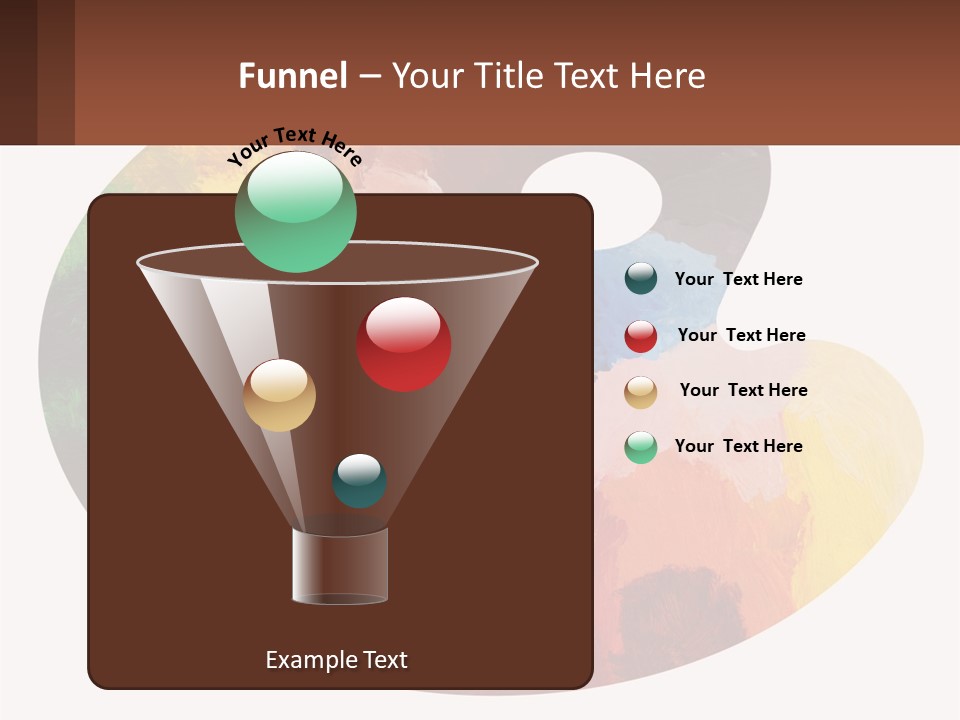 Empty Palette Background PowerPoint Template