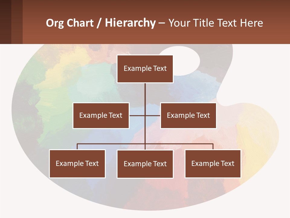 Empty Palette Background PowerPoint Template