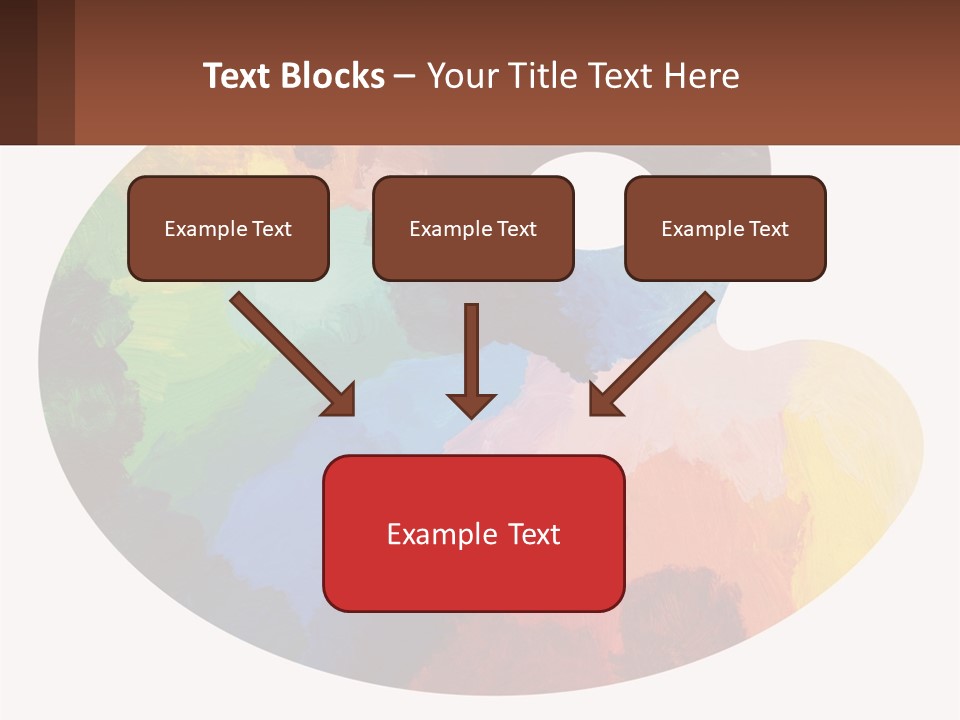 Empty Palette Background PowerPoint Template