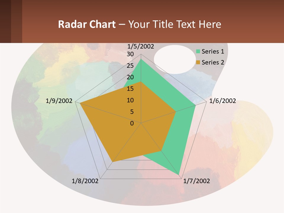 Empty Palette Background PowerPoint Template