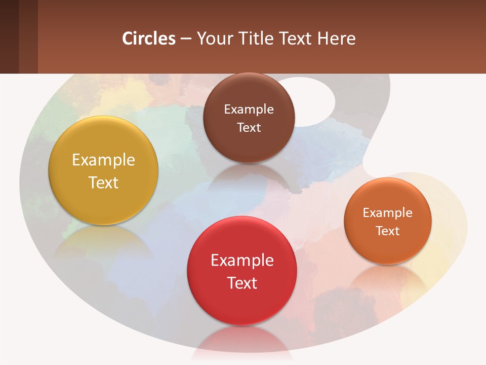 Empty Palette Background PowerPoint Template