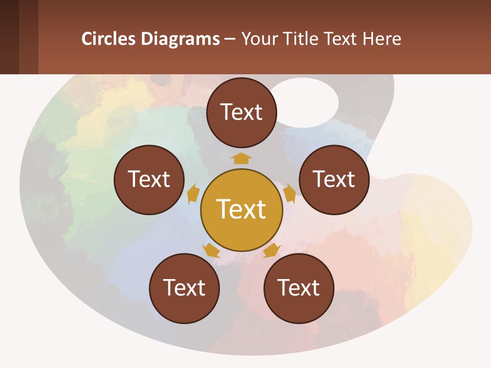 Empty Palette Background PowerPoint Template