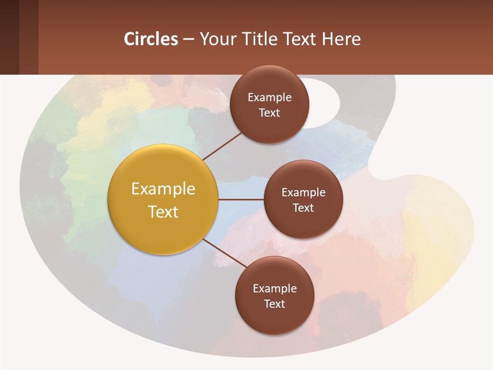 Empty Palette Background PowerPoint Template