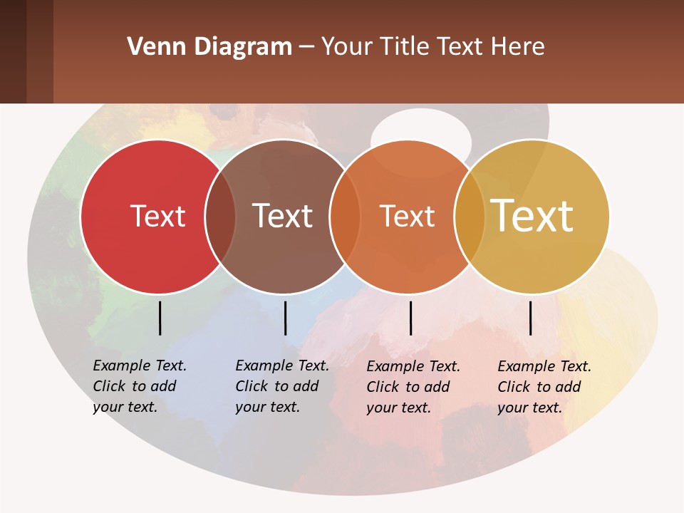 Empty Palette Background PowerPoint Template