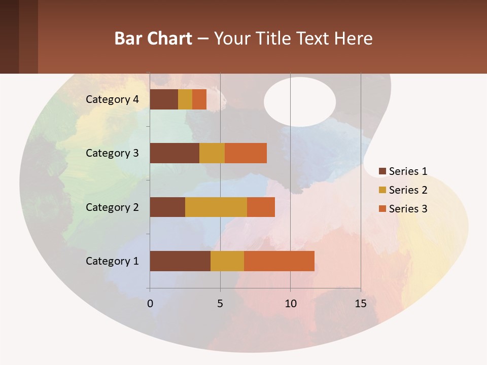 Empty Palette Background PowerPoint Template