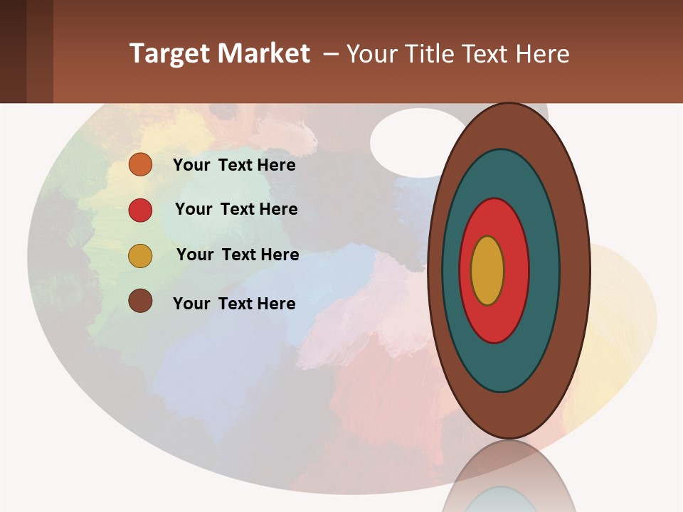 Empty Palette Background PowerPoint Template