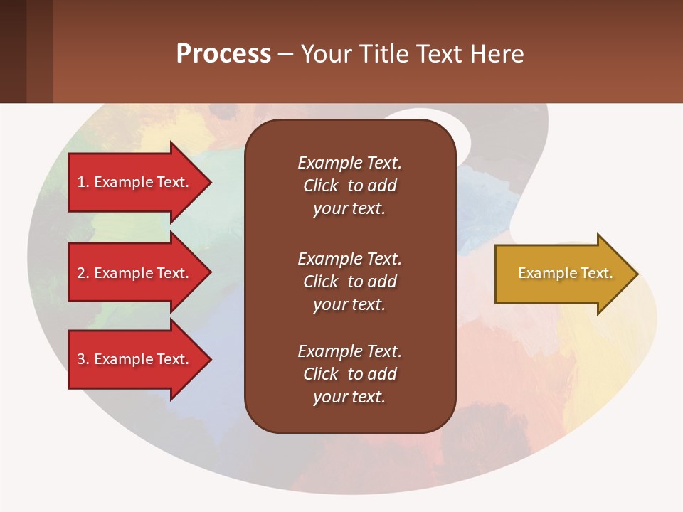 Empty Palette Background PowerPoint Template