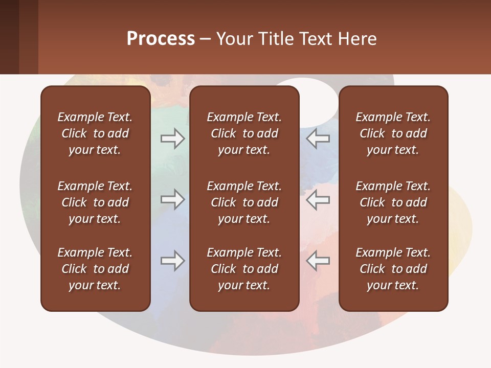 Empty Palette Background PowerPoint Template