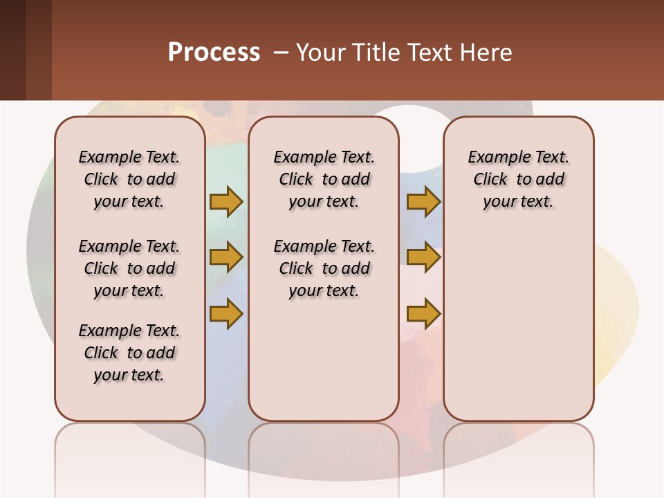 Empty Palette Background PowerPoint Template