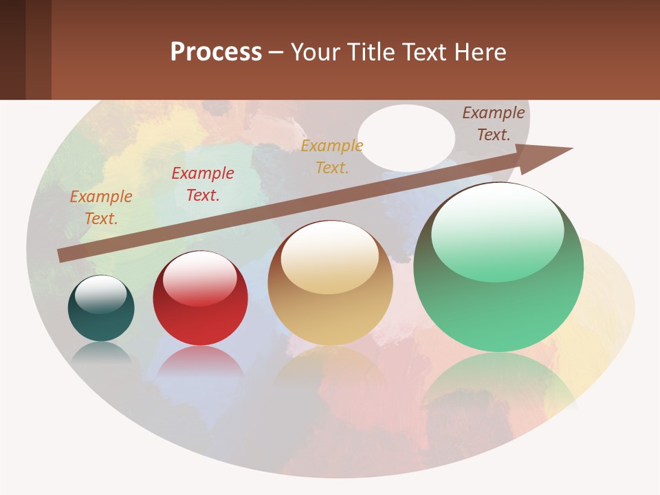 Empty Palette Background PowerPoint Template