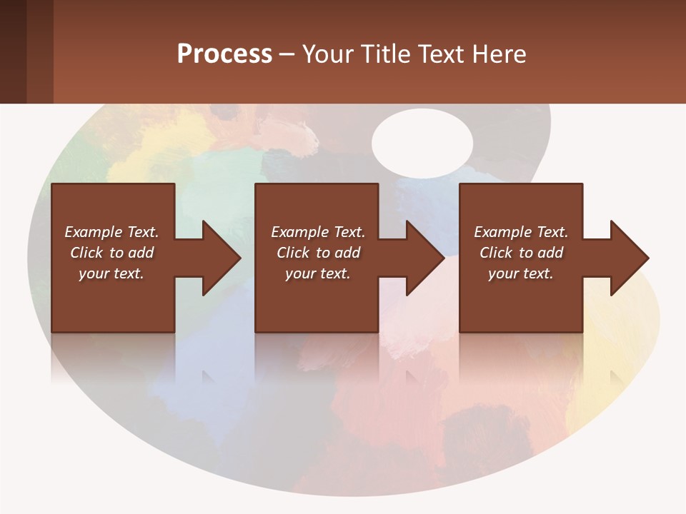 Empty Palette Background PowerPoint Template