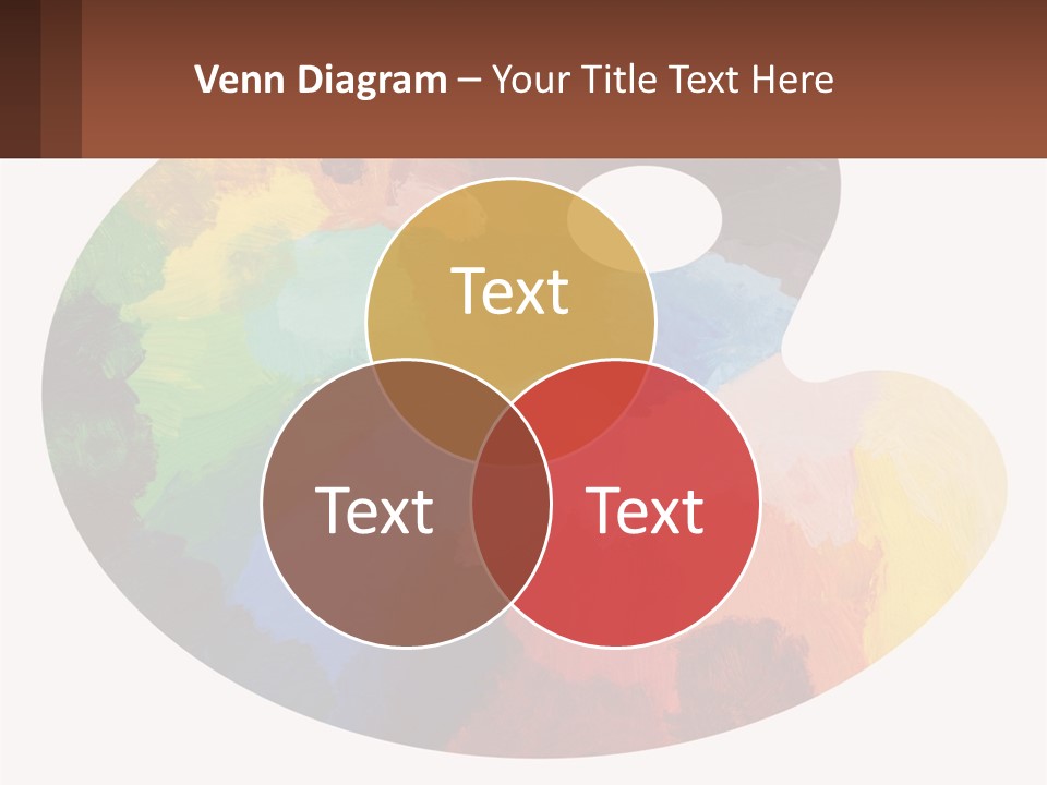 Empty Palette Background PowerPoint Template