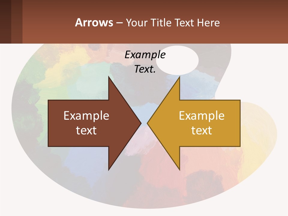 Empty Palette Background PowerPoint Template