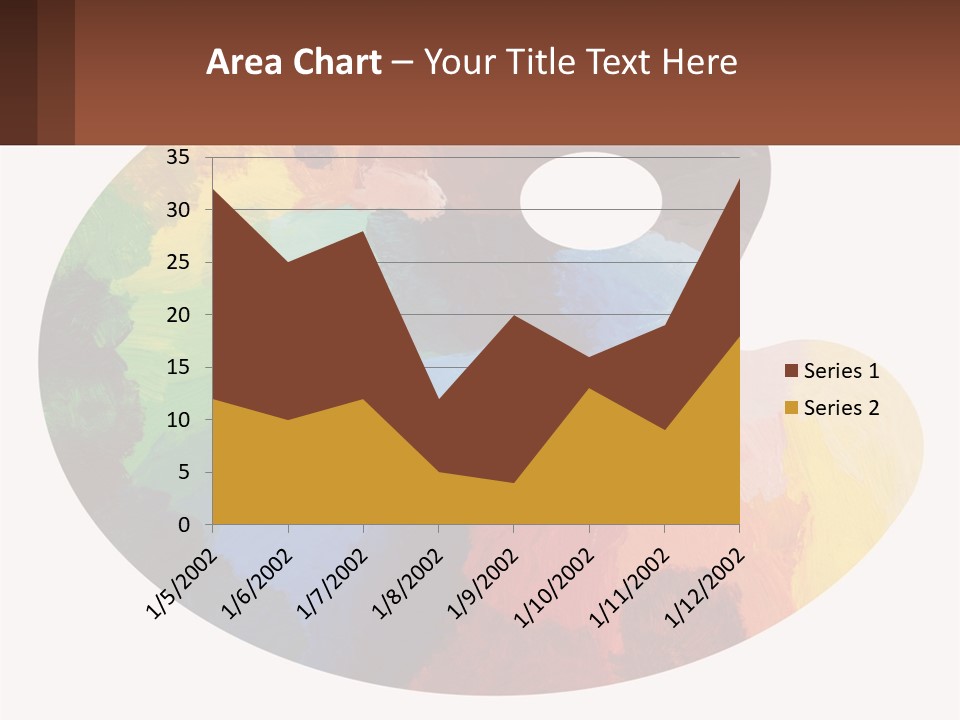Empty Palette Background PowerPoint Template