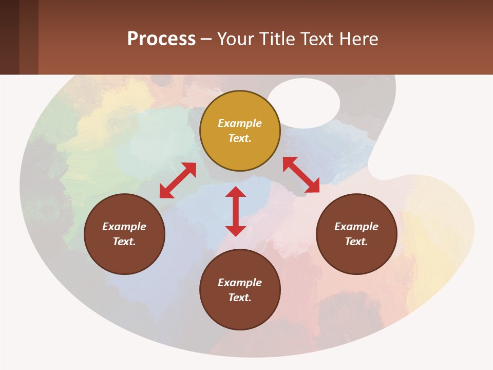 Empty Palette Background PowerPoint Template