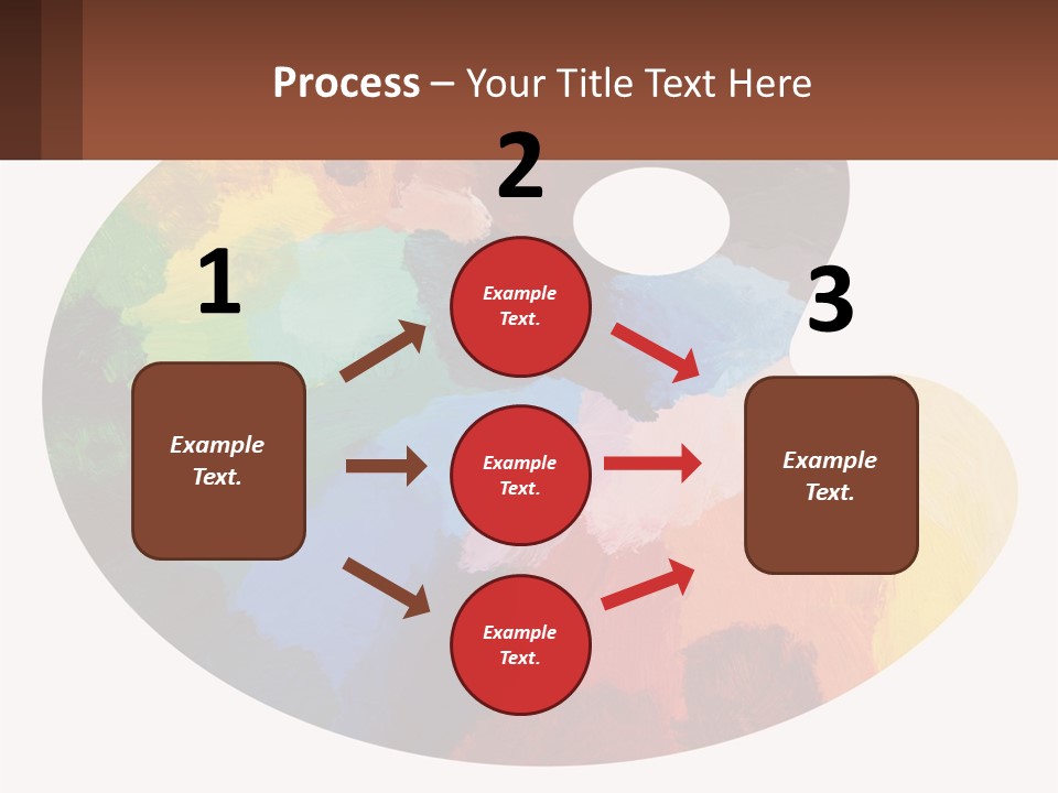 Empty Palette Background PowerPoint Template