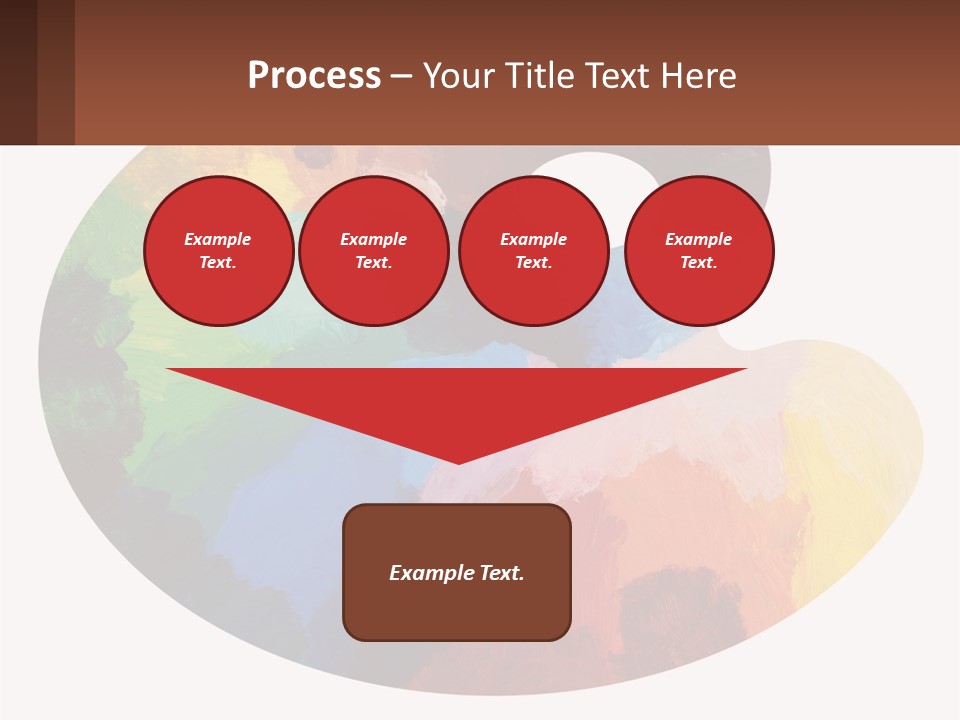 Empty Palette Background PowerPoint Template