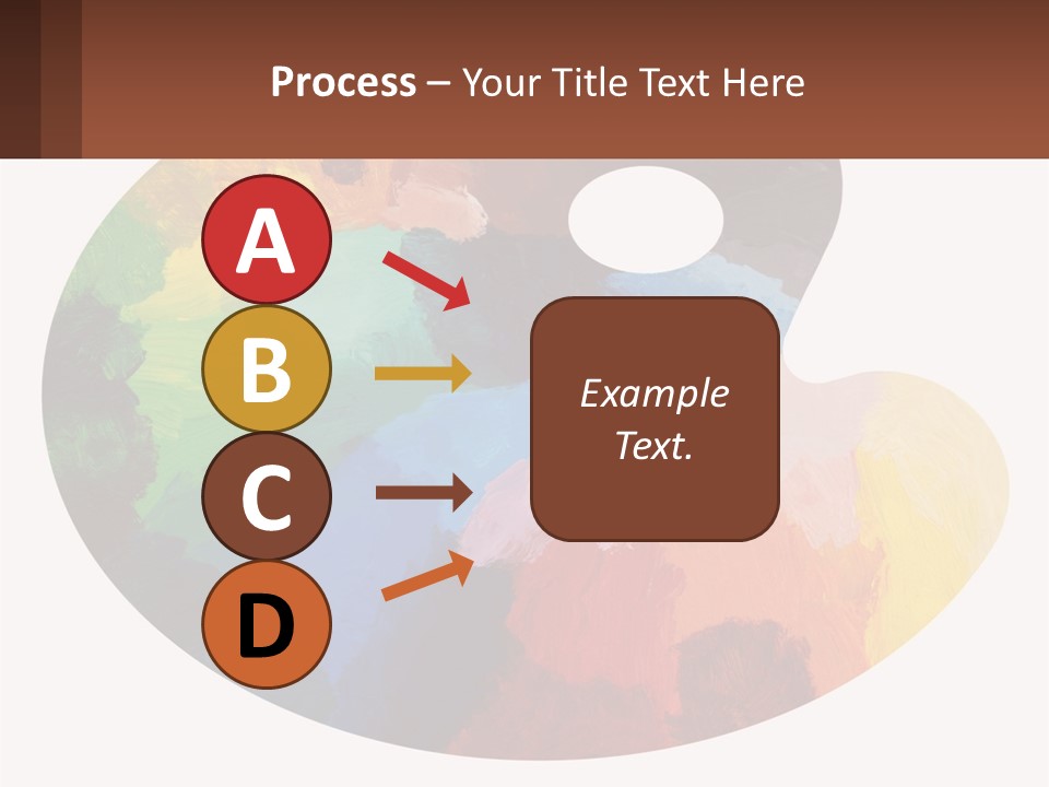 Empty Palette Background PowerPoint Template