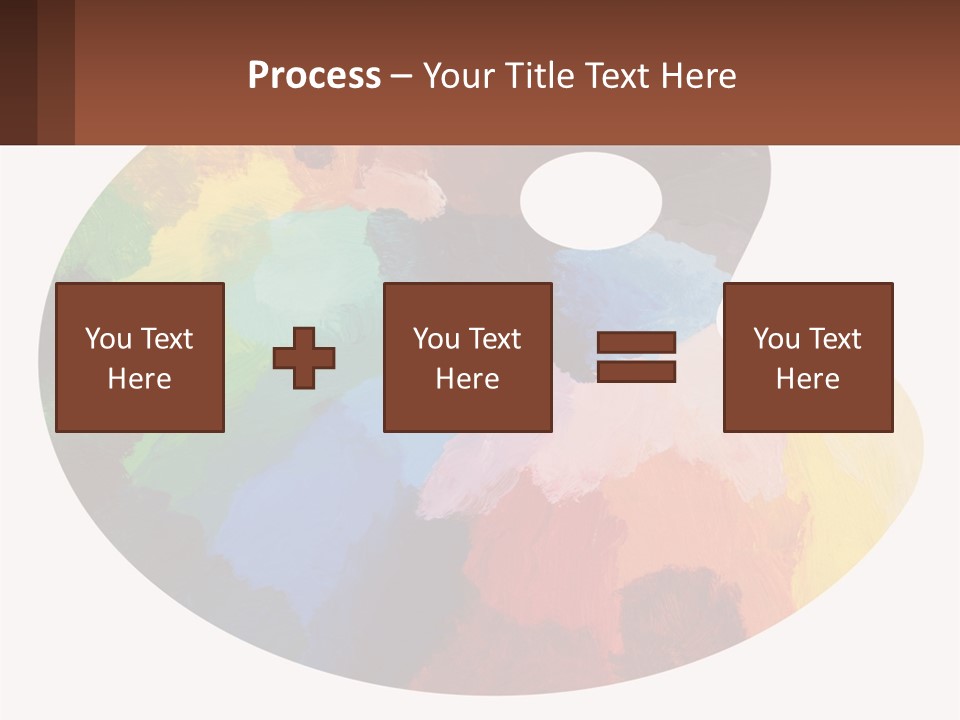 Empty Palette Background PowerPoint Template