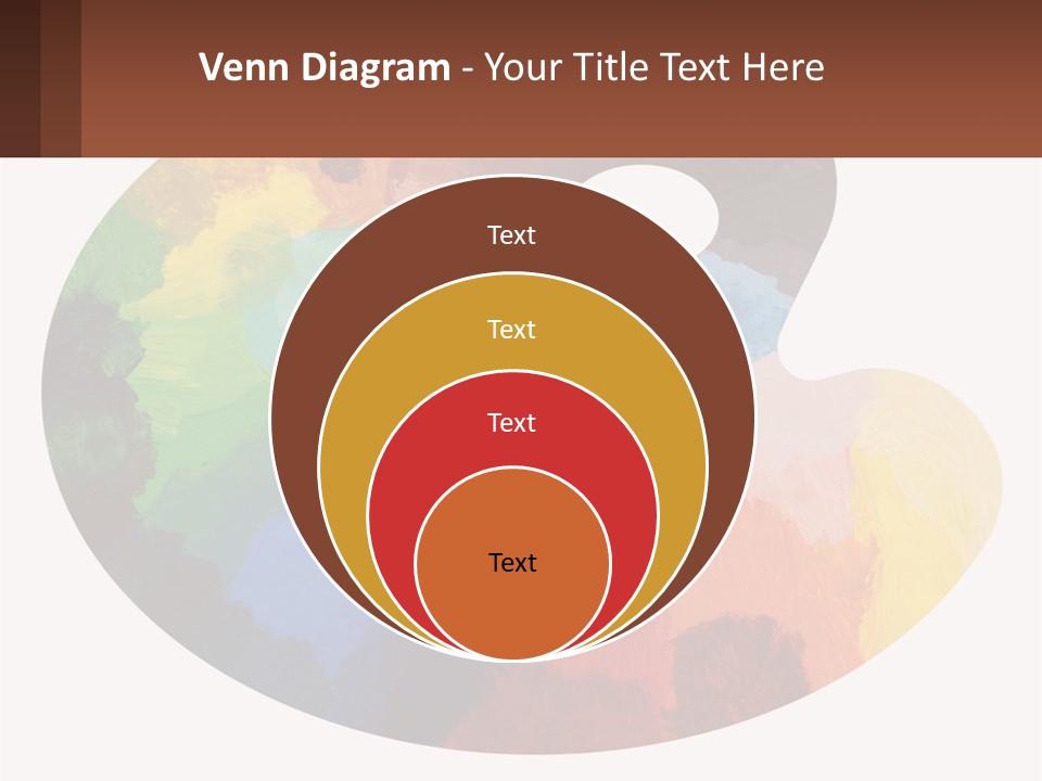 Empty Palette Background PowerPoint Template