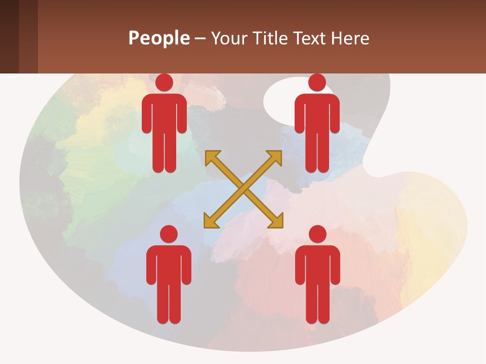 Empty Palette Background PowerPoint Template