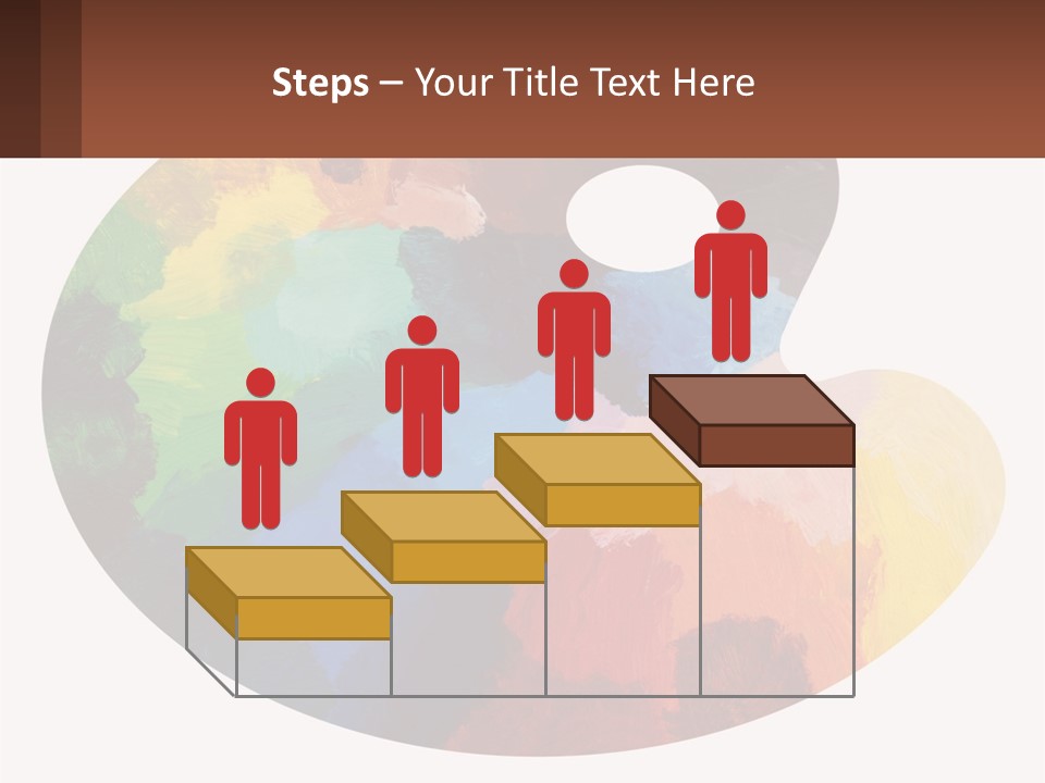 Empty Palette Background PowerPoint Template