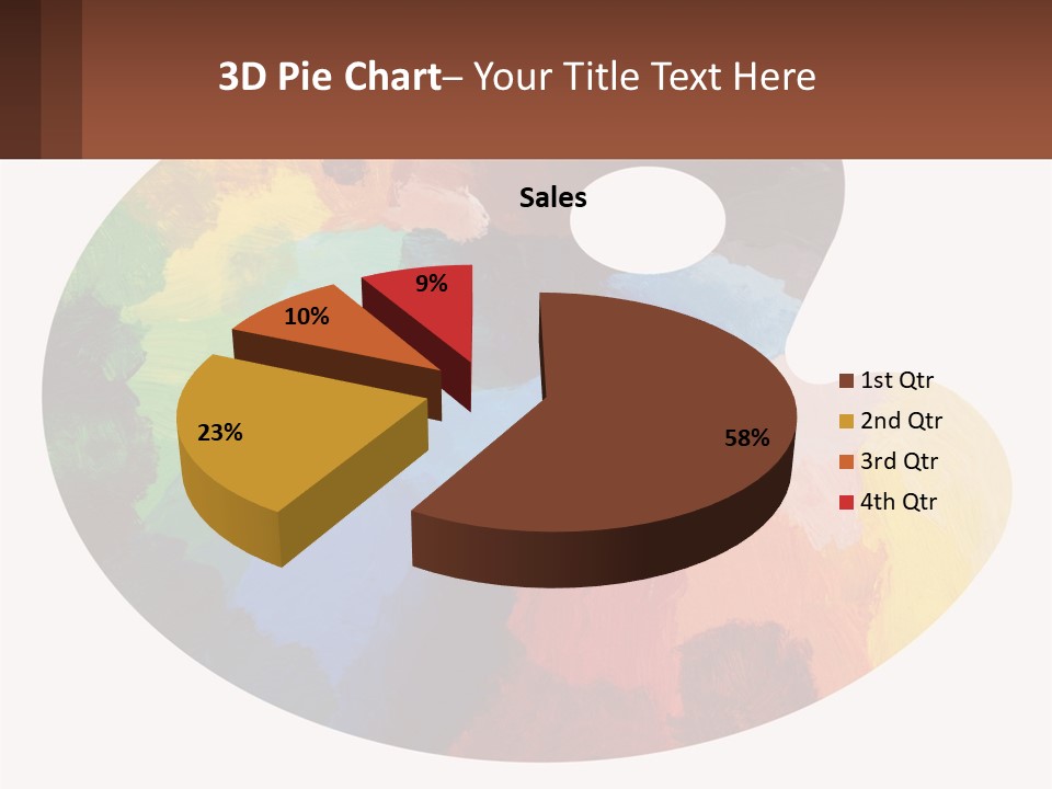 Empty Palette Background PowerPoint Template