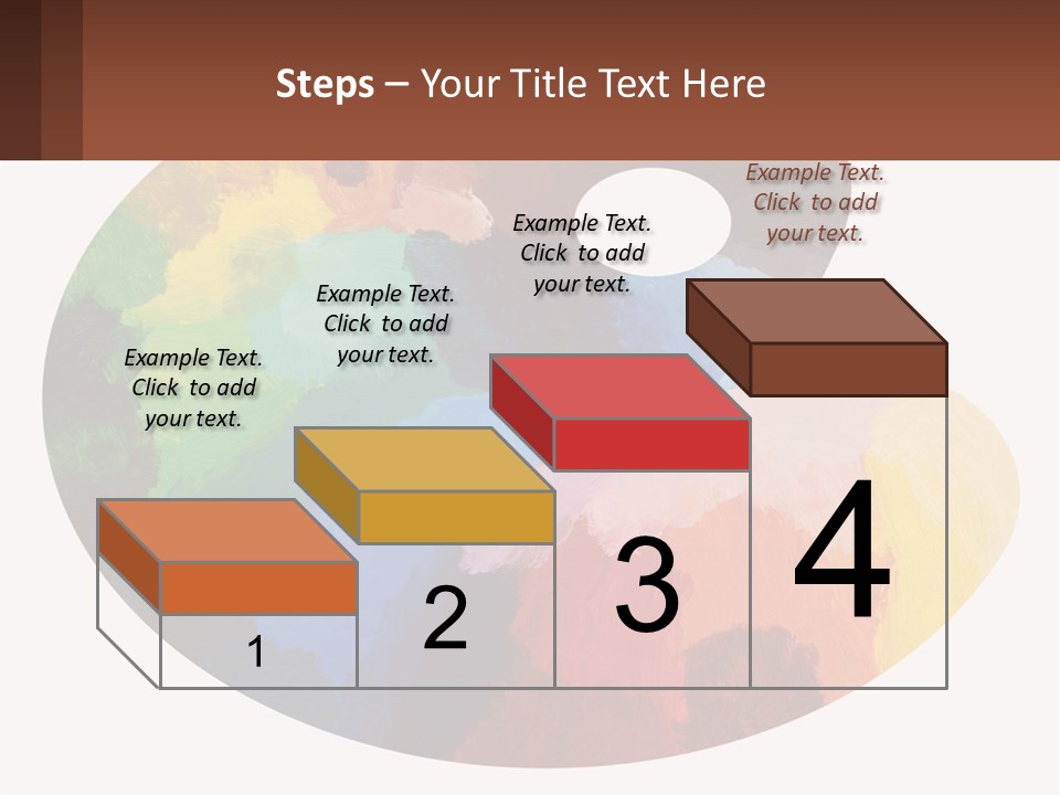 Empty Palette Background PowerPoint Template