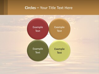 Flying Meditating Relax PowerPoint Template