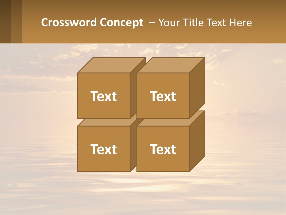 Flying Meditating Relax PowerPoint Template