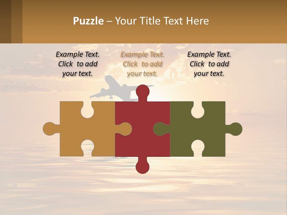 Flying Meditating Relax PowerPoint Template