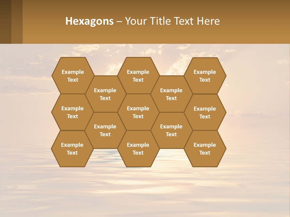 Flying Meditating Relax PowerPoint Template