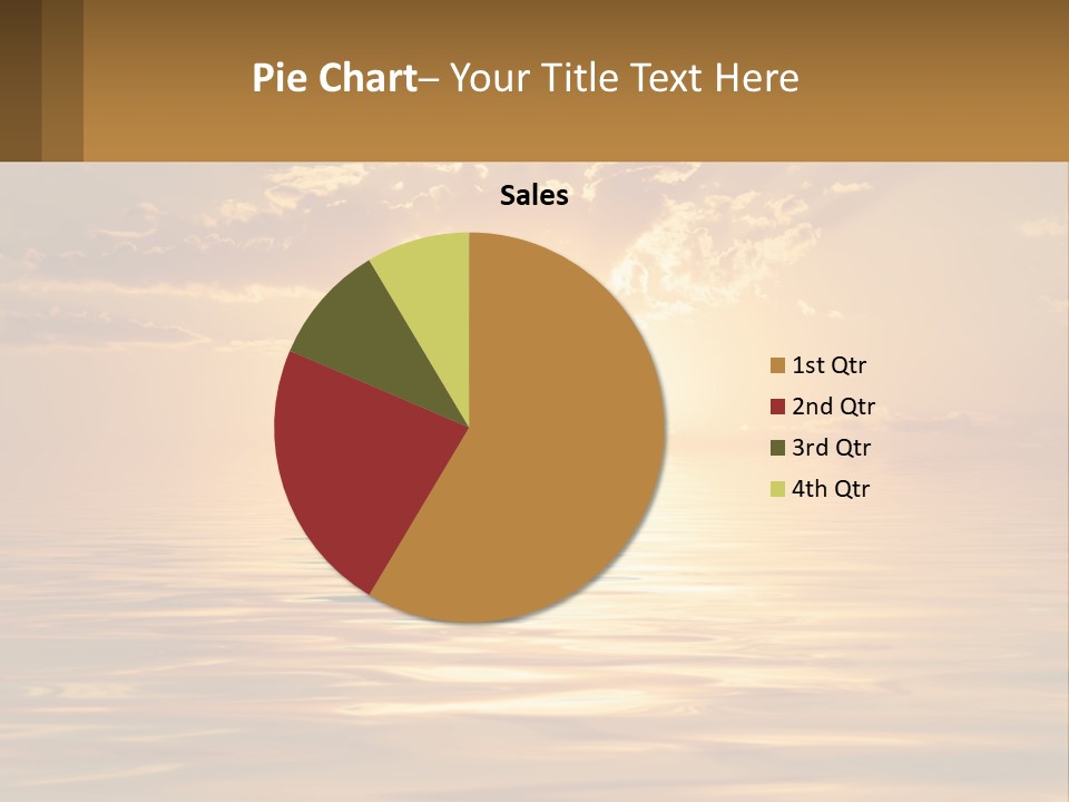Flying Meditating Relax PowerPoint Template