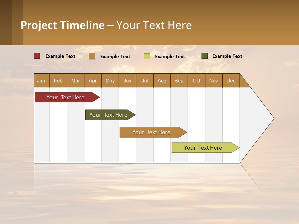 Flying Meditating Relax PowerPoint Template