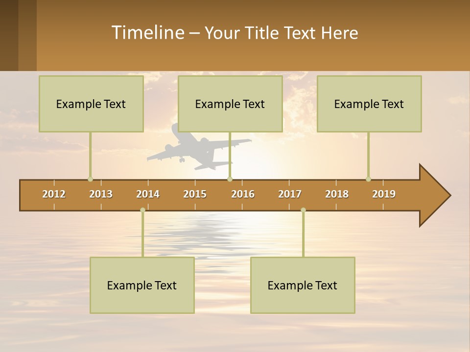 Flying Meditating Relax PowerPoint Template