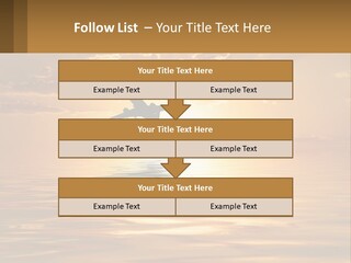 Flying Meditating Relax PowerPoint Template