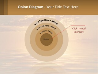 Flying Meditating Relax PowerPoint Template