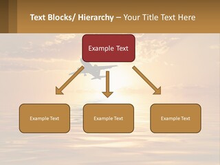 Flying Meditating Relax PowerPoint Template