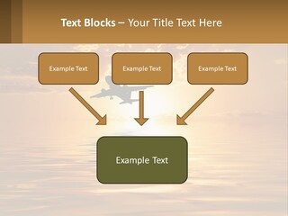 Flying Meditating Relax PowerPoint Template