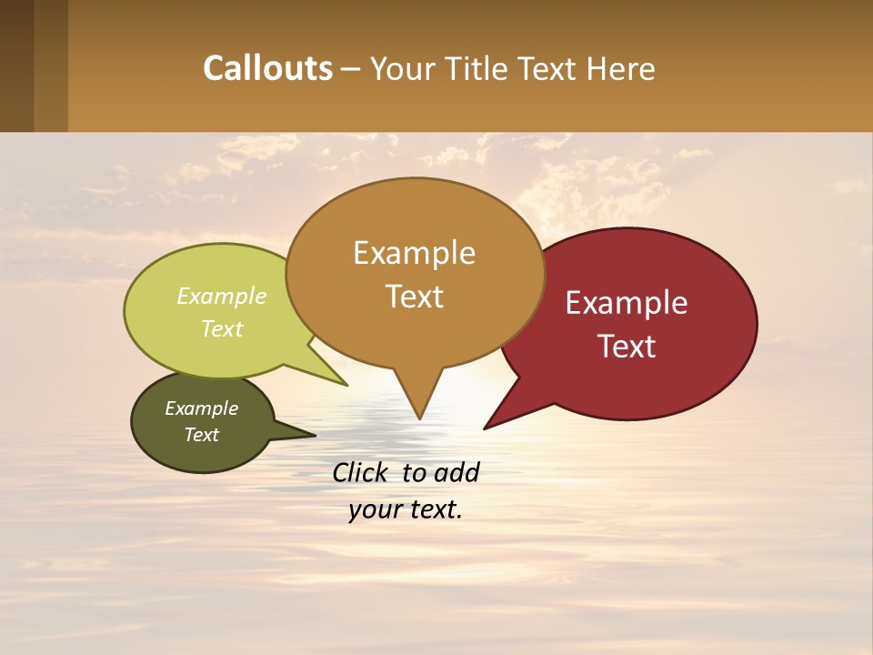 Flying Meditating Relax PowerPoint Template