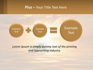 Flying Meditating Relax PowerPoint Template